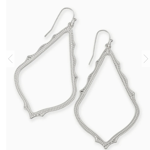 Kendra Scott Jewelry - Silver Kendra Scott Sophee earrings